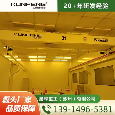 洁净室起重机 半导体行业 材料封装测试车间